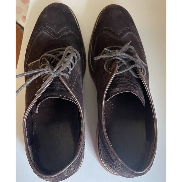 COLE HAAN Franklin C11870 Brown Suede Collegiate Oxfords Men's Size 11 US - Picture 3 of 6